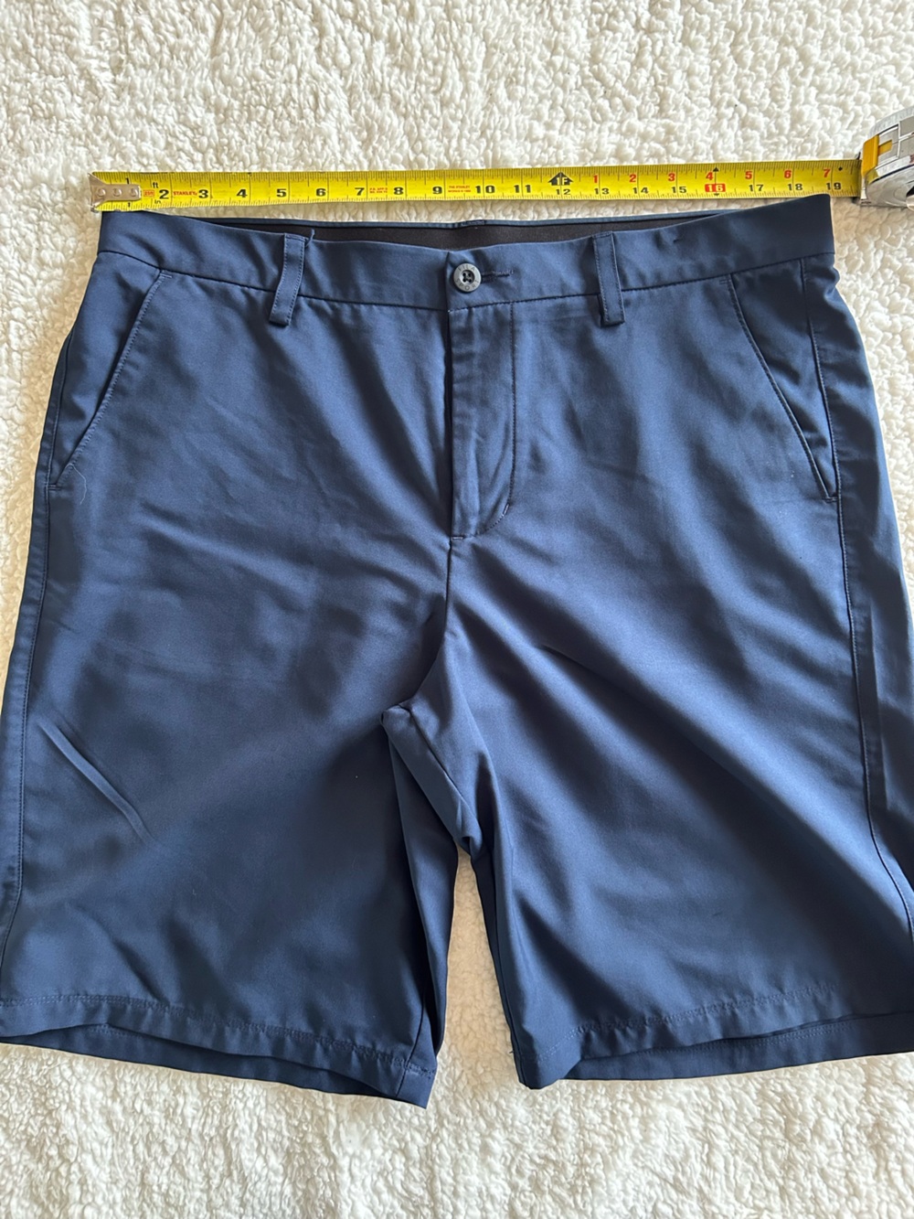 FiILA Men's Flat Front Shorts in Navy Blue